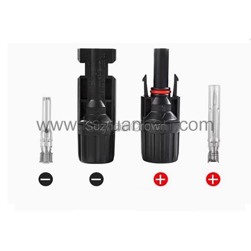 YH-MC402光伏专用线缆的MC4连接器端子压接