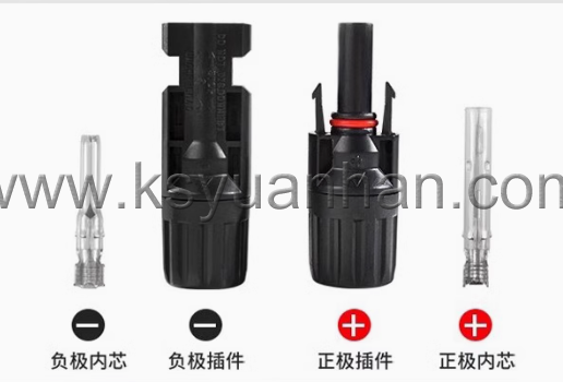 YH-MC402光伏专用线缆的MC4连接器端子压接