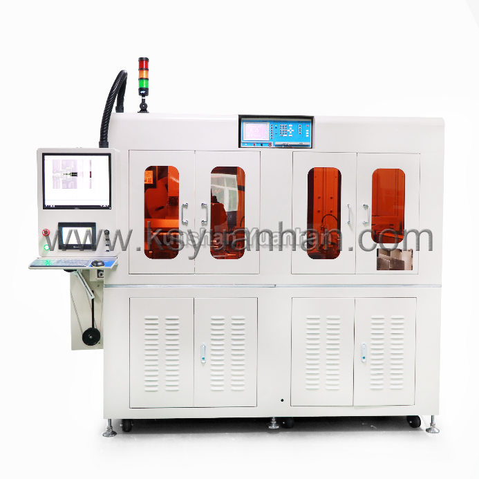 YH-A0706全自动同轴线打端沾锡机